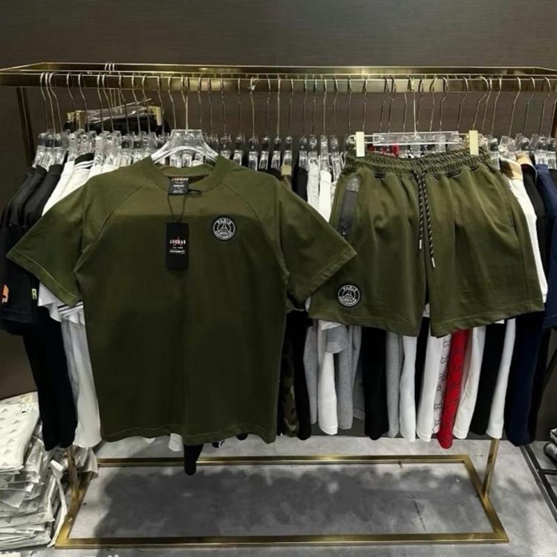 Bộ  quần áo cộc tay teck paris  chất kiện cotton định  lượng 250gms hàng đẹp mẫu mới 2025