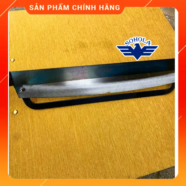 Dao thái chuối 2 tay bằng thép, dao bào thân chuối cán gỗ 4