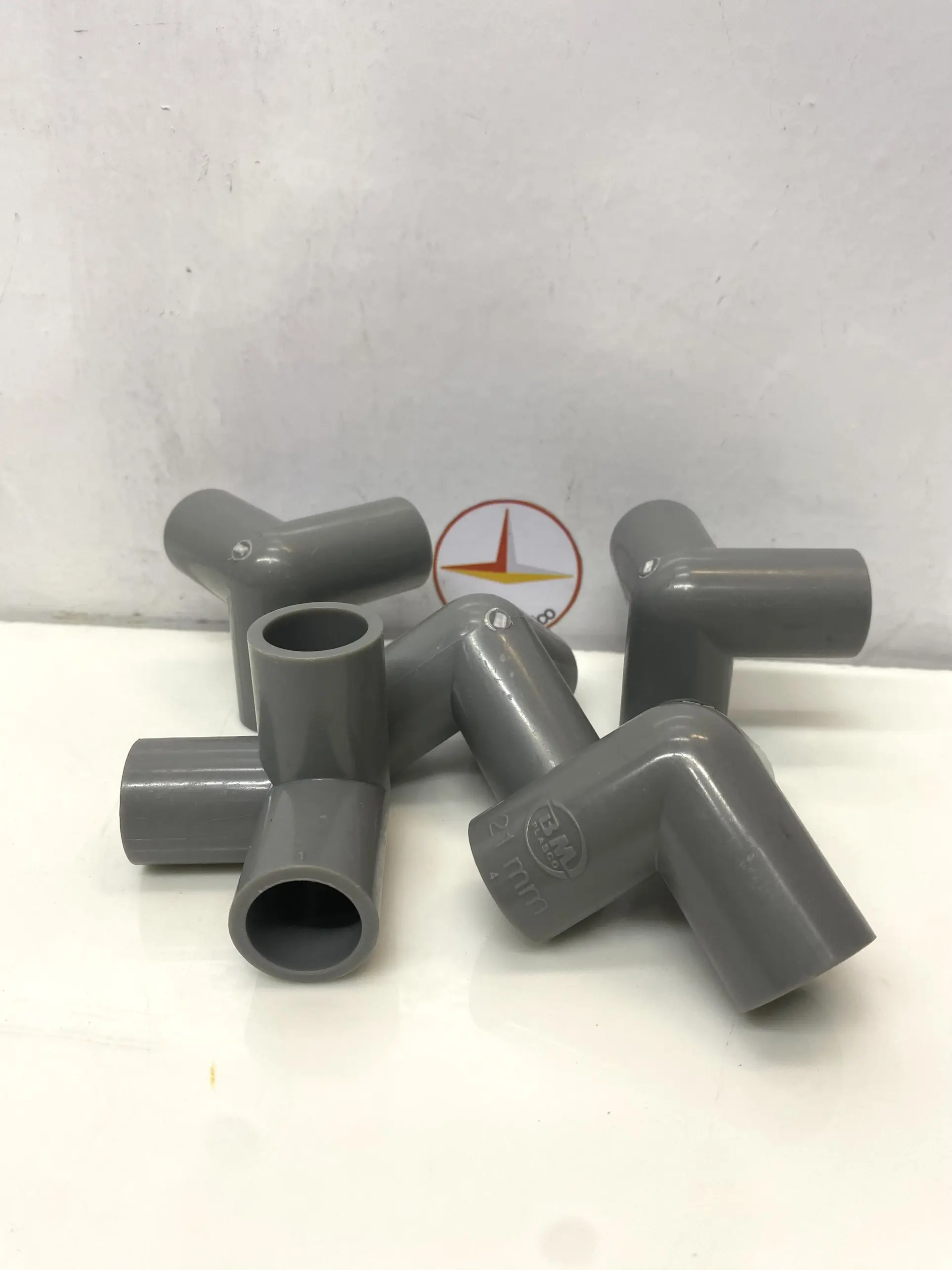 Co góc 3 nhánh, co góc 3 hướng nhựa PVC 21, 27, 34 Bình Minh