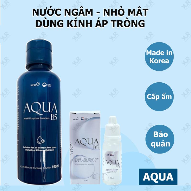 Dung dịch ngâm kính áp tròng AQUA-FRENZ-QEYE B5 15ml - 160ml- 360ml