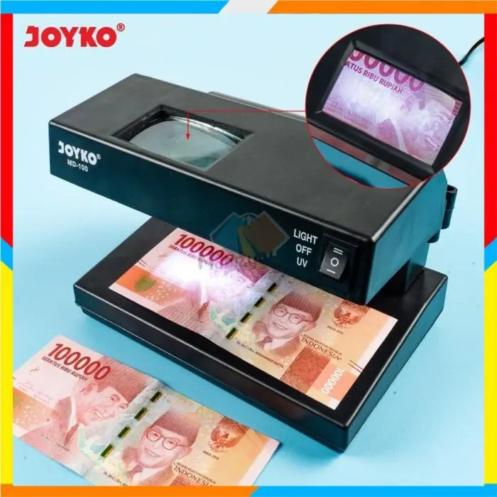 Alat Pendeteksi Uang Joyko MD-100 / Counterfeit Money Detector