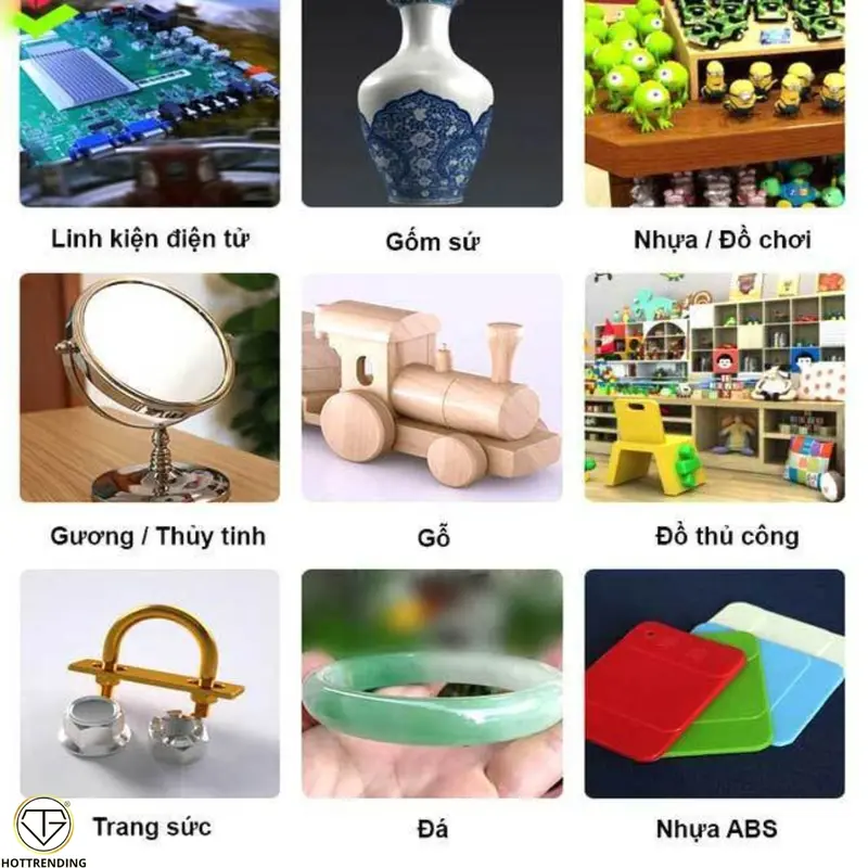 Keo Dán Siêu Dính Đa Năng Mọi Chất Liệu Cực Mạnh - Dán Gỗ Thuỷ Tinh Kim Loại Sắt Gốm Sứ Nhựa Vải Keo 502 5