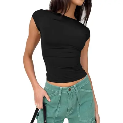 Cute backless shirts best sale