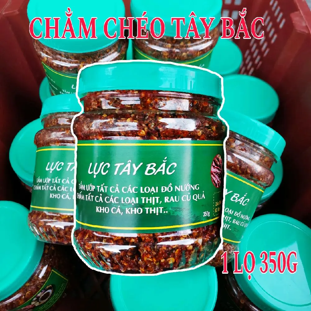 1 Lọ Chẳm Chéo Giã Tay 350gr - Lực Tây Bắc Gia Vị Cay ( khó tính không nên mua về ăn thử ) Bột