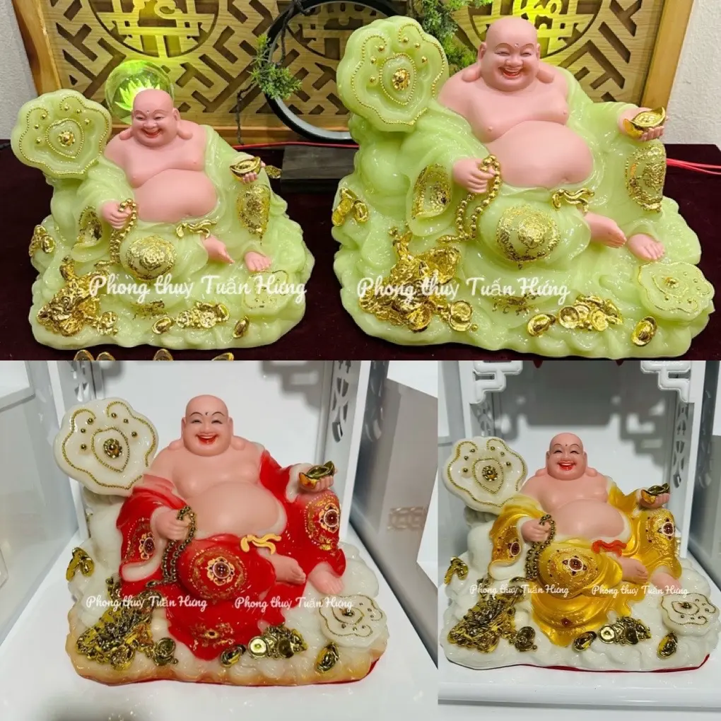 Tượng di lặc mẫu như ý cỡ 30-40cm