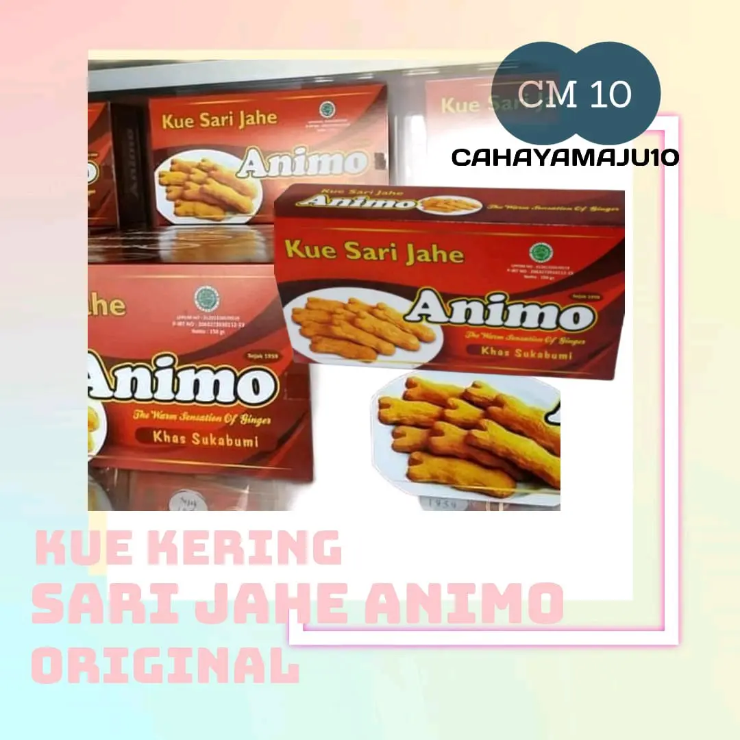 Kue kering - Kue kering sari Jahe Animo Rendah gula Food Frozen Nastar  Goreng Cube Crisps & Puffed Snacks snack  murah Cemilan Cake