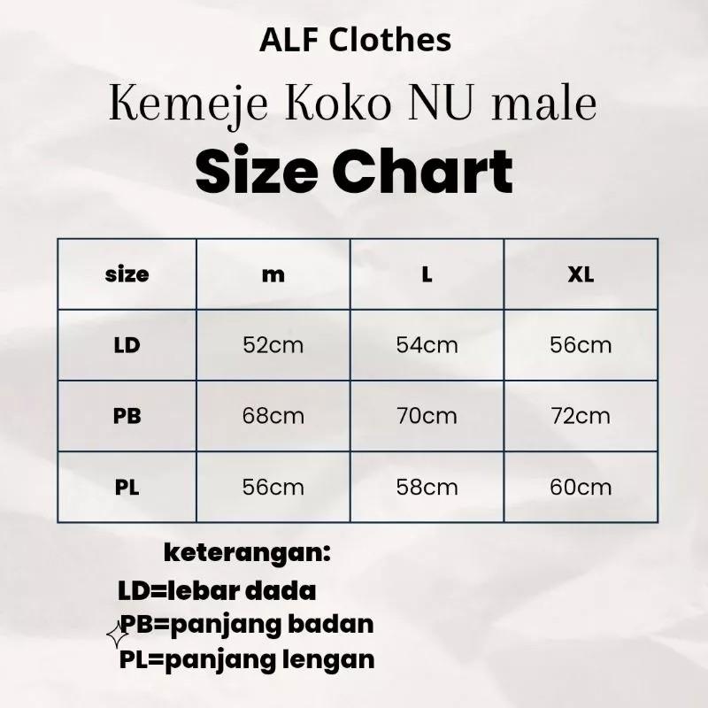 Product Introduction of Baju Koko NU  Pria Dewasa Lengan Panjang Bahan Toyobo Seragam Formal Hijau Hitam Manset lengan  Pendek Putih  Katun Muslim Nyaman Keren 0