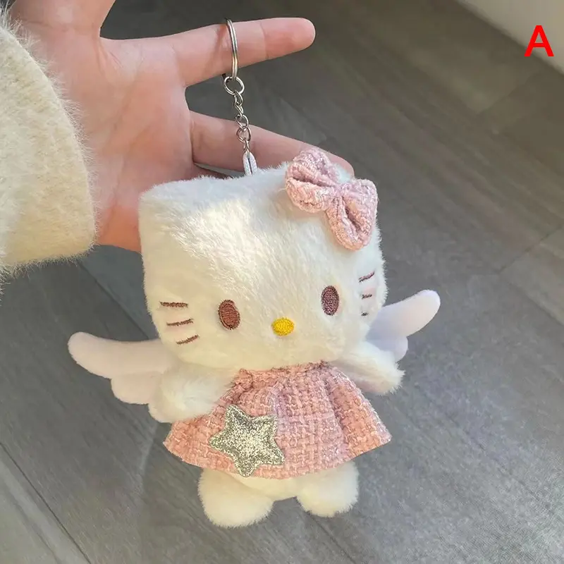 Móc Chìa Khóa Búp Bê Nhồi Bông Mềm Mại, Mặt Dây Chuyền Hoạt Hình, Phụ Kiện Trang Trí Túi Xách, Thích Hợp Làm Ba Lô, Quà Tặng Cho Bé Gái