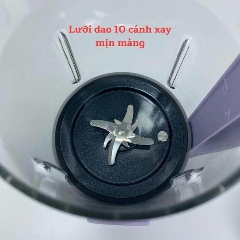 [Bản Tiếng Việt]Máy làm sữa hạt Ostmars dung tích 1000ml cối thuỷ tinh 6 chế độ Xay Sinh Tố máy mayxay camtay 5