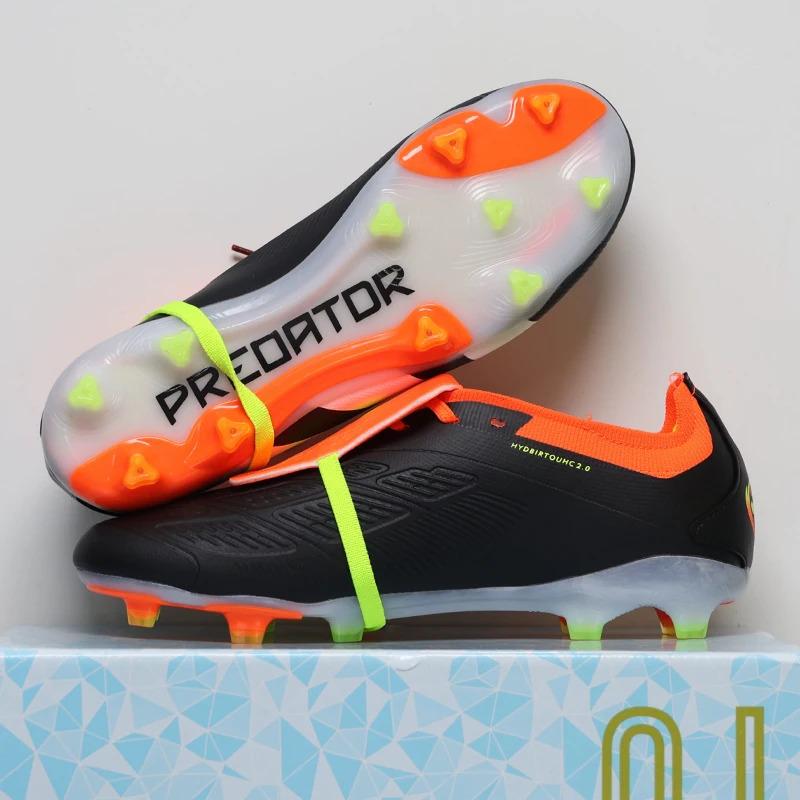 Q-2502 High Quality Mens Soccer Shoes Non-Slip Turf Soccer Cleats for Kids TF/FG Training Football Boots Chuteira Campo 35-45 8
