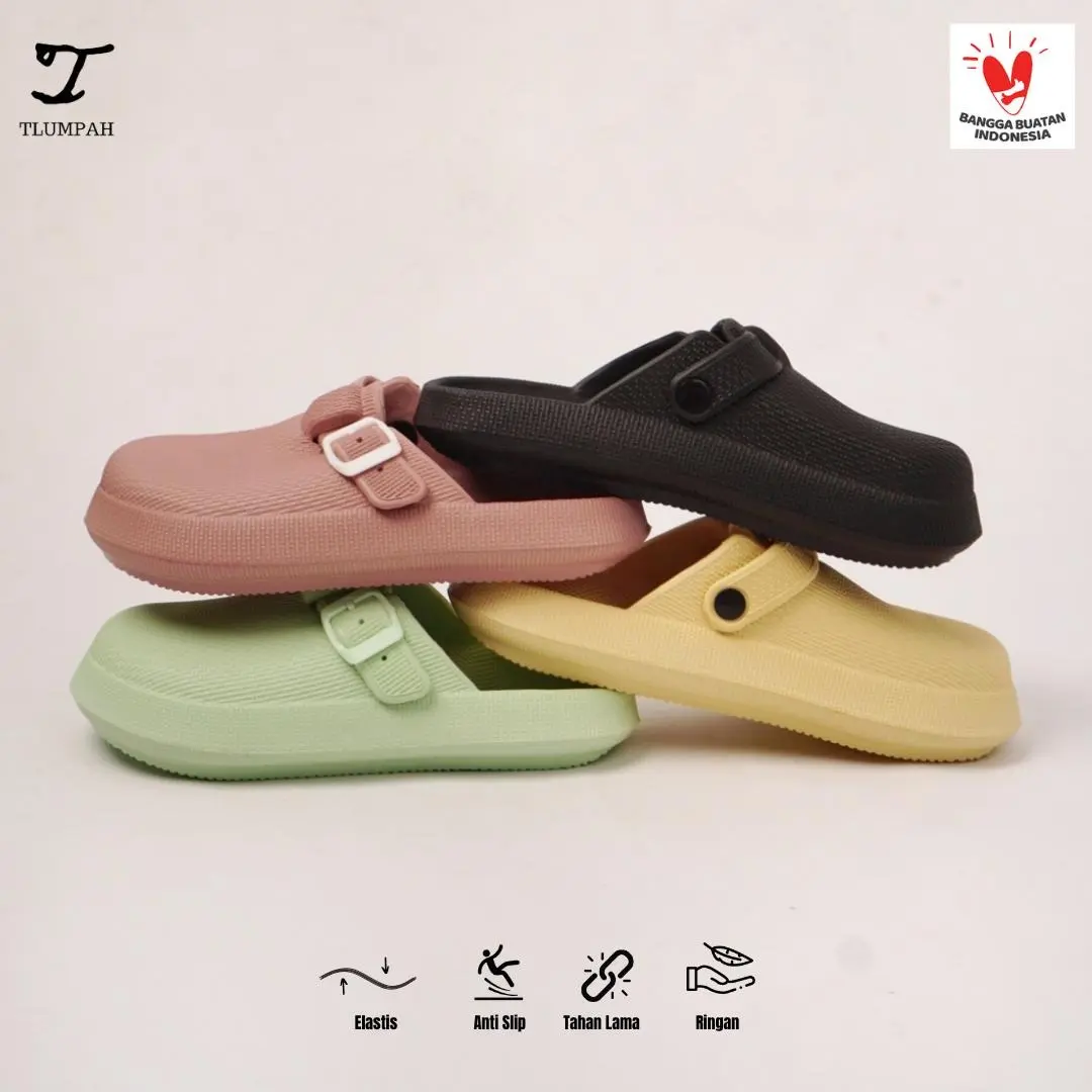 Loona Sandal | Sandal Karet Wanita Sandal Slop Wanita Sendal