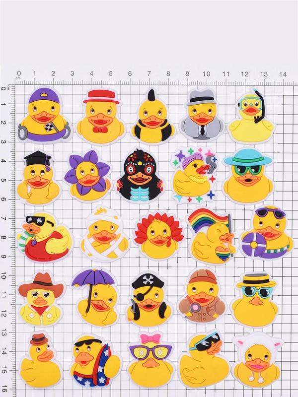 Cute Cartoon Duck Shoe Decoration, Diy Shoes Decorations for Clogs, Slippers, Shoes Decorations for Kids and Adults 4