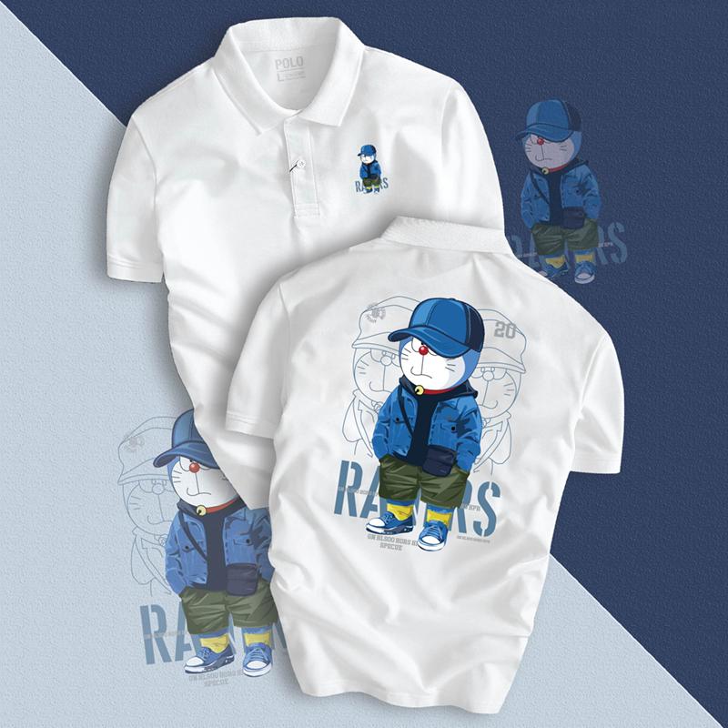 Product Introduction of Áo Polo Cute Cực Ngầu thiết kế thu hút chất vải CVC kháng khuẩn, chống nhăn, thoáng mát Menswear Shirt Có Cổ Ngắn Tay Cọc Tay 22