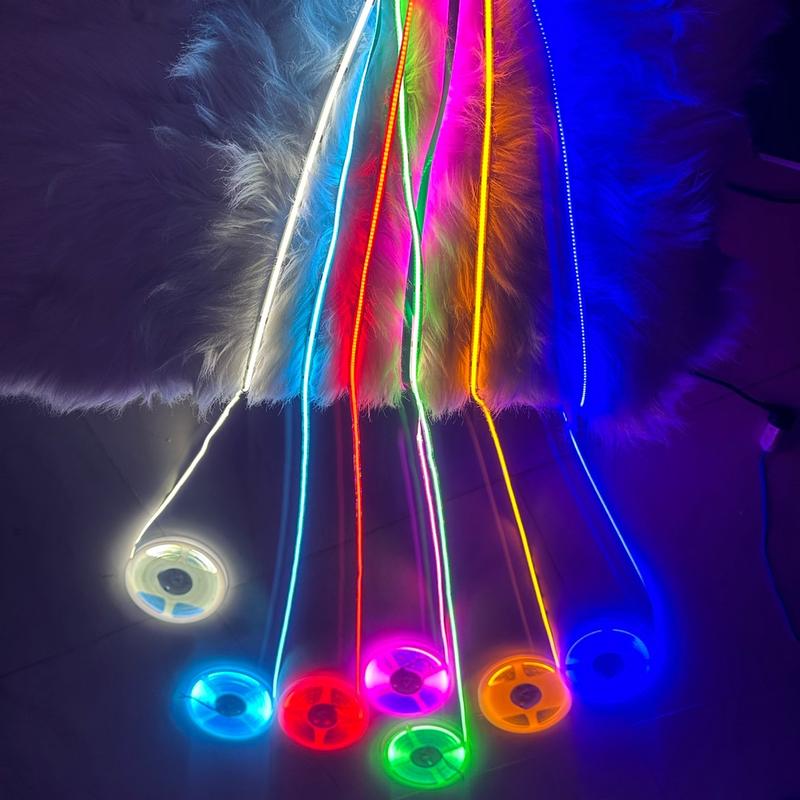 đèn led cuộn 10 mét trang trí xe tải, xe khách, xe du lịch điện áp 12/24v, gồm có 7 màu sắc