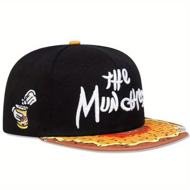 Mũ Bóng Chày, Dành Cho Nam Và Nữ, Có Vành Phẳng, Thiết Kế Donut Vành, Thời Trang, Thể Thao, Mũ Hip-Hop, Thêu, Mũ Phẳng, Thích Hợp Cho Thể Thao 1