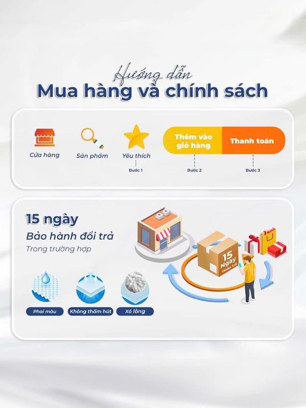 Combo 4 "Đủ Đầy" Gồm 2 Khăn Mặt - 1 Khăn Gội- 1 Khăn Tắm FUSAHA TOWEL 100% Cotton Thấm Hút, Không Đổ Lông, Không Phai Màu 1
