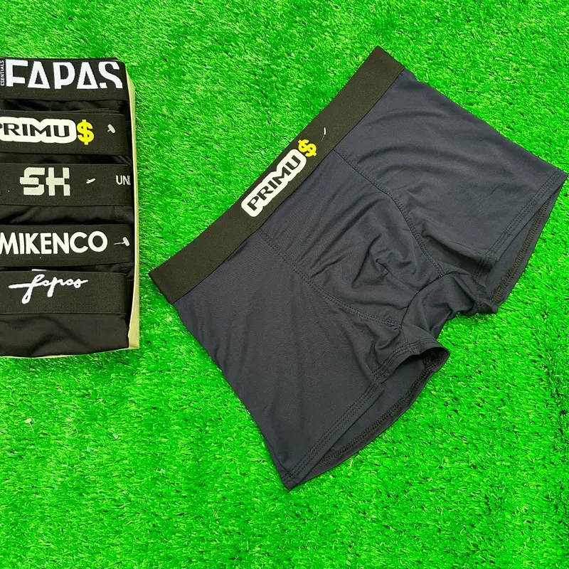 Combo 3,4,5 Quần sịp nam, Quần Boxer Primus quần lót nam Thun Lạnh Đai Đẹp(Che Tên) Menswear 3