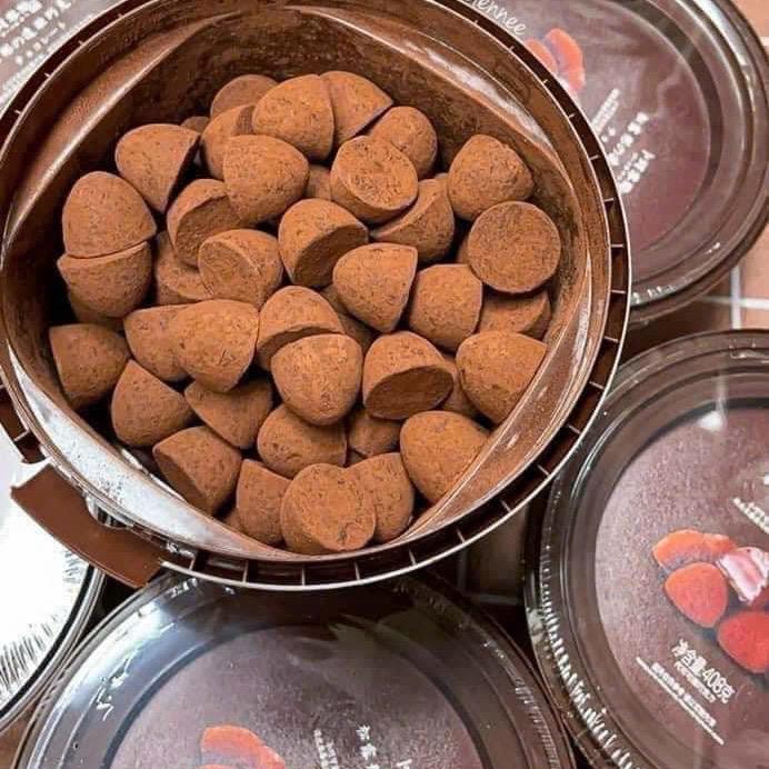 Socola nama hộp 408gr Socola truffle hình nấm hộp 80 viên banh  keotet