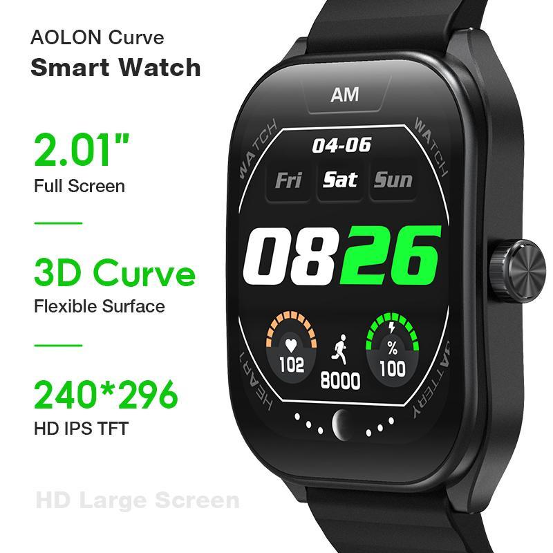 Multifunctional Smart Watch with 1 Count Silicone Band, Fashion Digital Watch with Heart Rate Monitoring, Smart Sports Watch for Women & Men 5