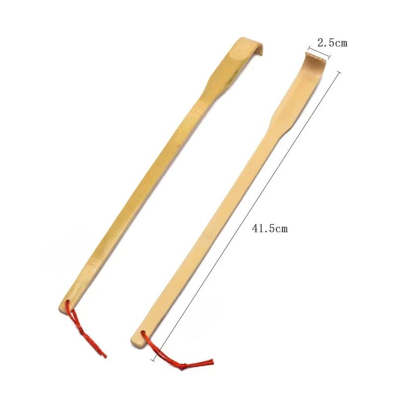 Product Introduction of 2Pcs Durable Bamboo Massage Tool for Back Scratching, Wooden Body Roller-type Massage Tool, for Scratching Itches All By Yourself. 0
