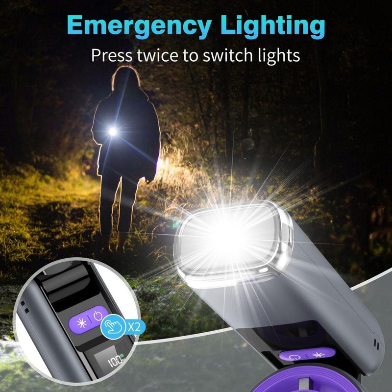 Portable Handheld Turbo Fan, 5 Gear High Speeds Foldable Fans, LED Display, Powerful Turbo Cooling Airflow, for Outdoor Activities, Travel, Working