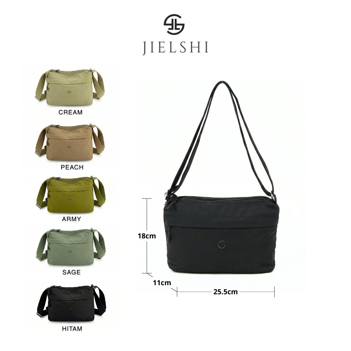 JIELSHI AZURA 6-060# - Tas Selempang Wanita - Slingbag Cewek Bahan Parasut Premium Bisa COD