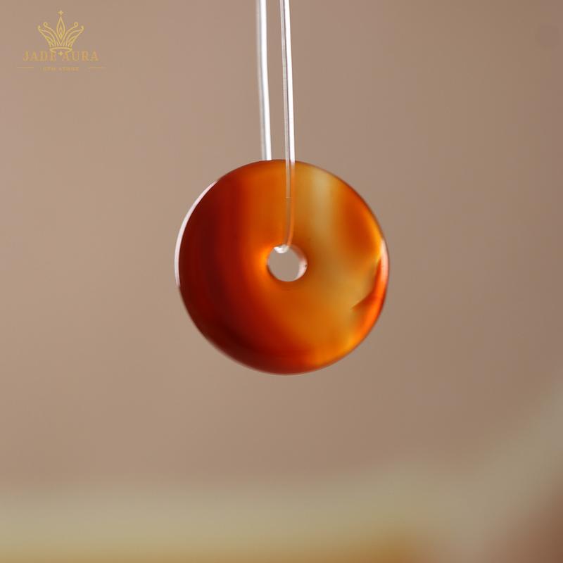 Khấu Bình An, Đồng Điếu Đá Tự Nhiên, Mã Não, May Mắn, Bình An Decor Decor Phòng Trang Trí Nhà 6