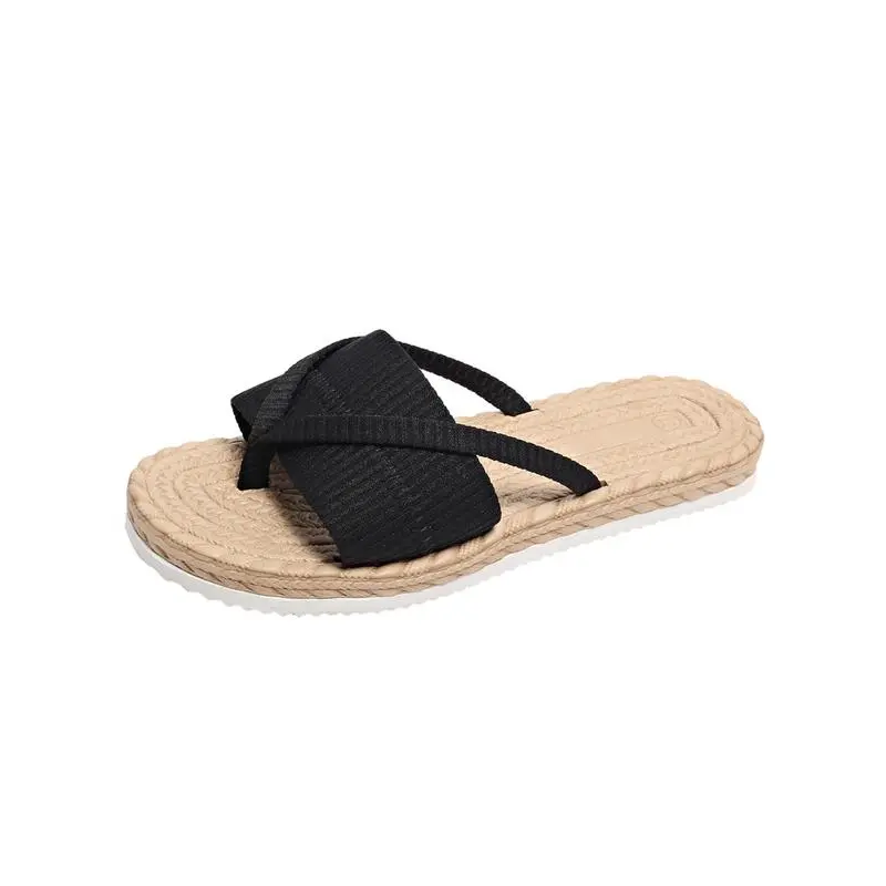 Women's Fashionable Plain Color Slides, Casual Comfortable Flat Sandals for Summer, Lightweight Non-slip Slippers for Indoor & Outdoor Wear, Walking Shoes 4