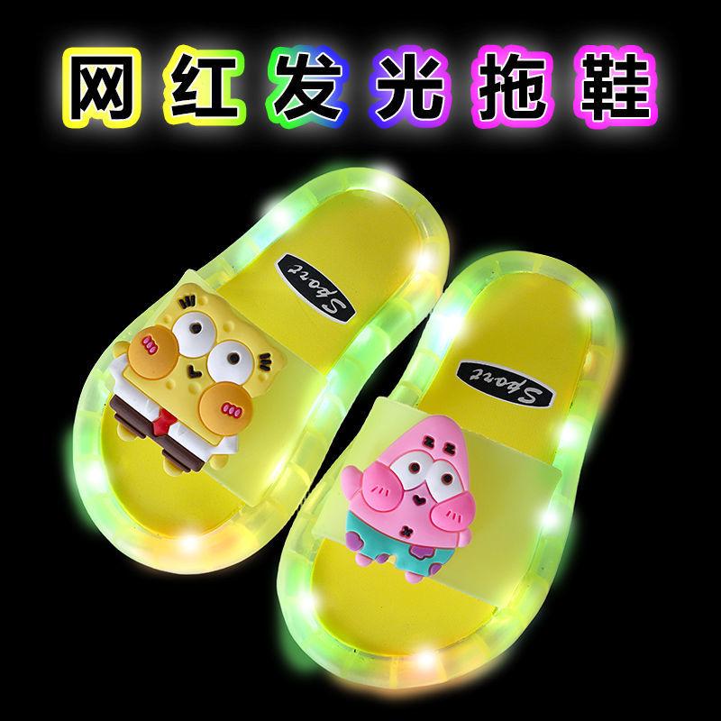 [New Model] AG SHOP2025 Internet Celebrity Glowing Girls' Summer Indoor Non-Slip Soft Sole Slippers for Toddlers and Kids ✨   [Angel] ✨ 4