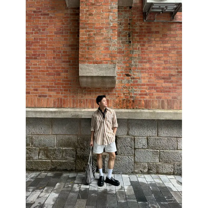 Áo Sơ Mi Form Rộng, Áo Sơ Mi Oversize Vải Linen Cao Cấp HALLEY A14 4