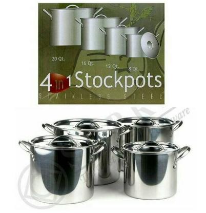 Supra Stock Pot 4 in 1 | Panci Set Supra Stainless Steel 0