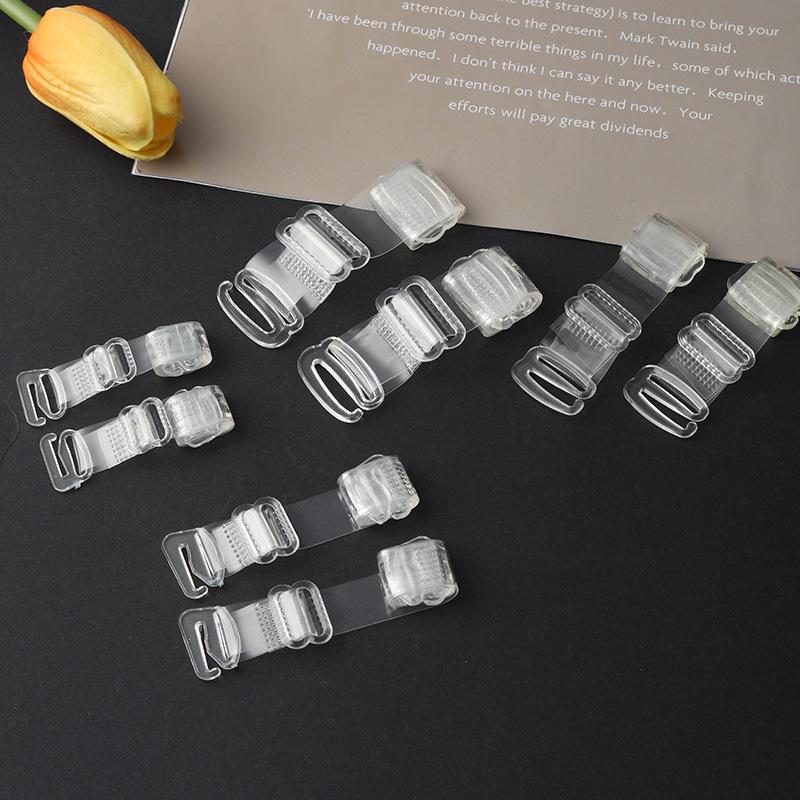 Product Introduction of Invisible Shoulder Strap Plastic Buckle TPU Transparent Bra Frosted High Elastic All-Match Adjustable Non-Magnetic Strap One-Word Adjustable Buckle 1