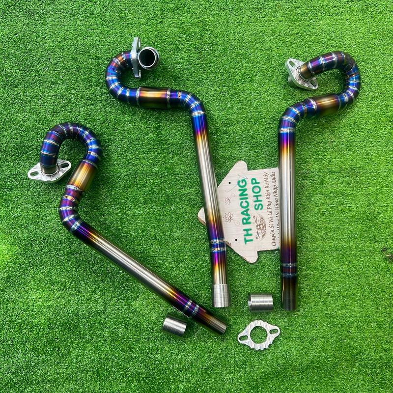 CỔ PÔ BẦU XOẮN TITANIUM KÈM LÔNG ĐỀN NHÔM VÀ ĐÓT CHỐNG XÌ GẮN FUTURE 125 FI FU LED WAVE 110 WAVE 100 DREAM 100 (AE LỰA CHỌN VÀO DÒNG XE ĐANG SỬ DỤNG) - PHỤ KIỆN- PHỤ TÙNG CAO CẤP