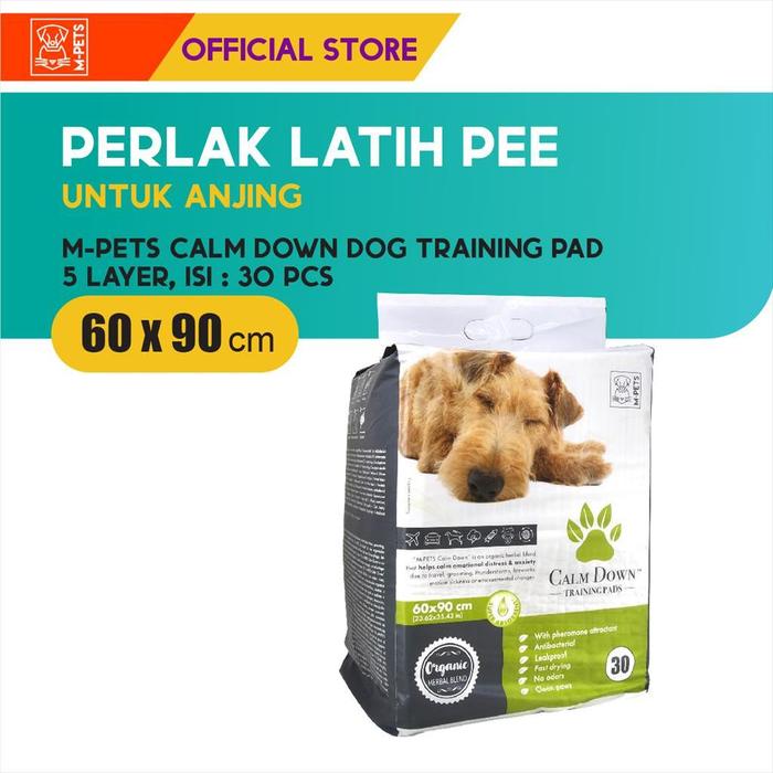 Gambar M-Pets 5 Layer Calm Down Dog Training Pad 30 Pcs / 90x60 cm Latih Pee dari M-Pets Volk Pets Indonesia Kota Tangerang Tokopedia