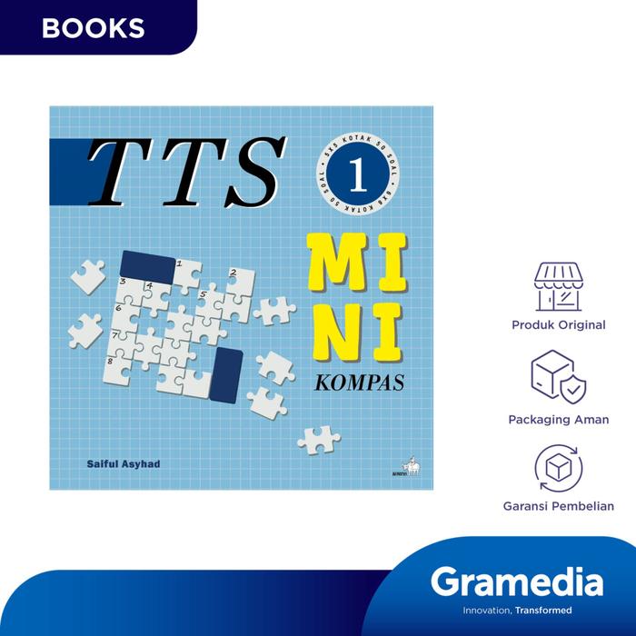 Gambar Gramedia Buku Hiburan TTS Mini Kompas 1 (Saiful Asyhad) dari Gramedia Kota Administrasi Jakarta Barat Tokopedia