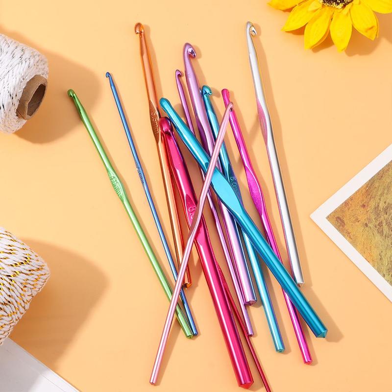 Product Introduction of youmoot Crochet Hook Set Household Handmade Tunisian Afghan Knitting Crochet Sewing Accessories Knitting Needle Crochet Needles 9
