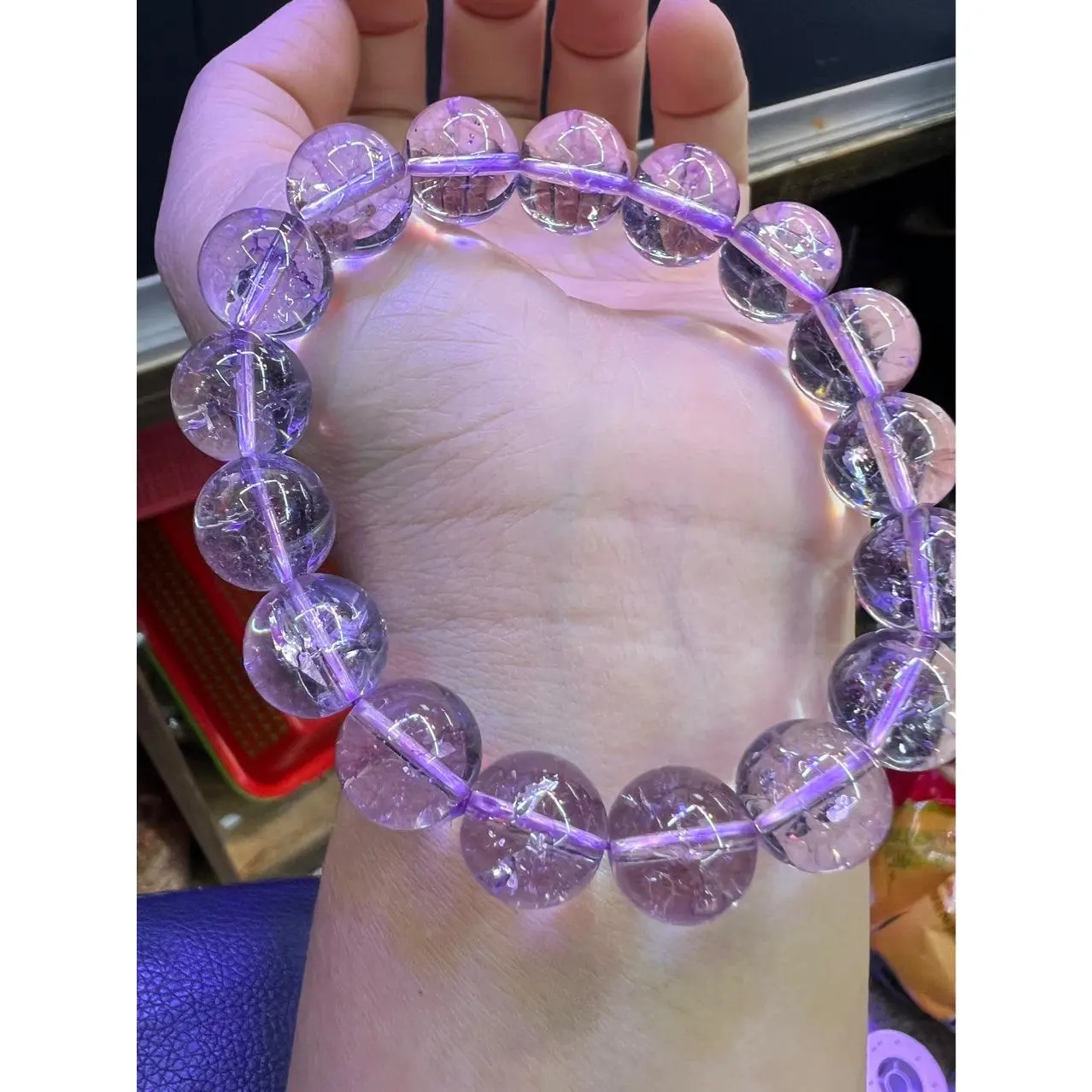 Natural Amethyst braceletNatural Amethyst braceletNatural Amethyst bracelet