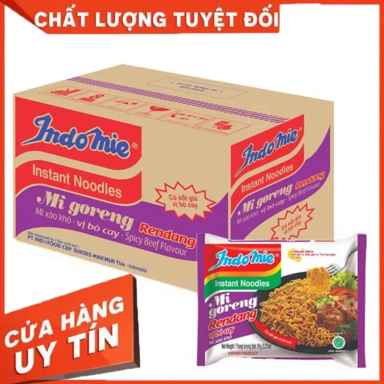 [ DEAL SỐC ] XẢ KHO 99 THÙNG 40 GÓI MÌ TRỘN INDOMIE ( DUY NHẤT TRONG HÔM NAY ) Cay Miến 0