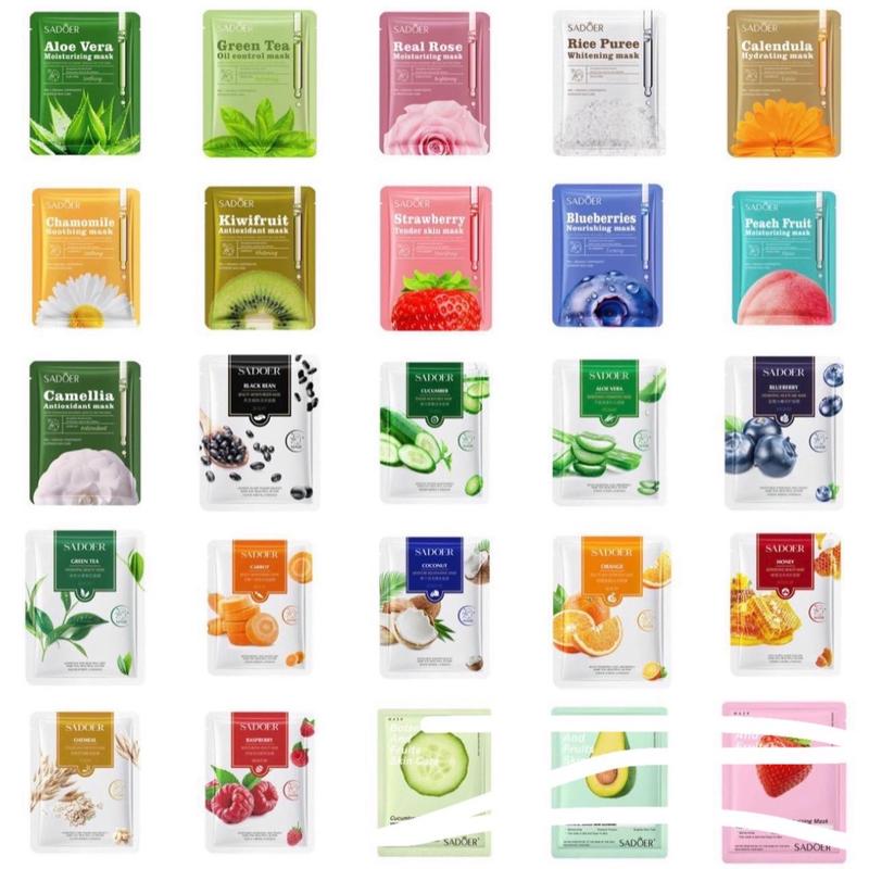Tặng 10 Combo 40M mặt nạ nội địa trung được mix nhiều loại công dụng phù hợp với da khô da dầu skincare