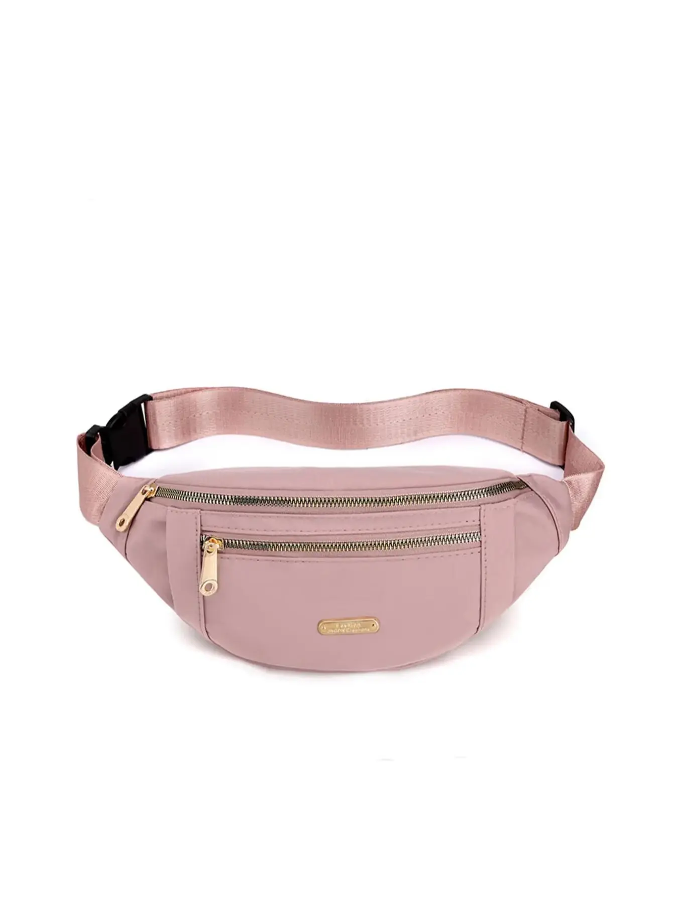 Women's Solid Color Cute Fanny Pack, Casual Sporty Zipper Chest Bag, Unique Bags, Minimalist Belt Bag for Workout Running, Gift for Sister