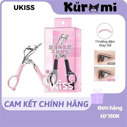 UKISS Kẹp lông mi, Bấm Mi UKISS Dụng Cụ Uốn Lông Mi Kèm Đệm Thay Thế Tiện Dụng Kuromi Cosmetic