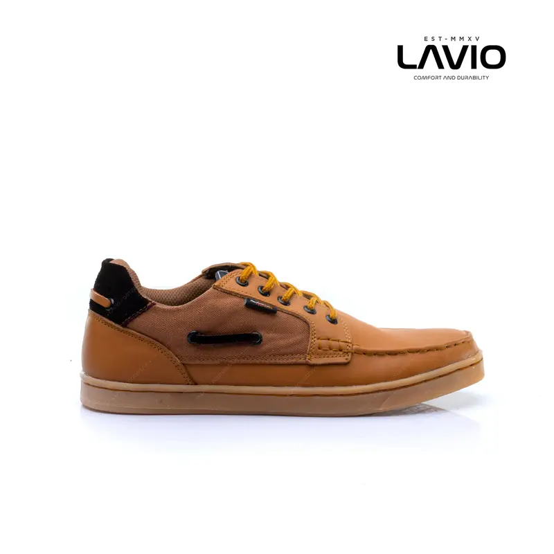 Sepatu Kulit Formal Casual Pria Lavio Delva Kerja Original Murah Kasual Black Hitam Shoes 7