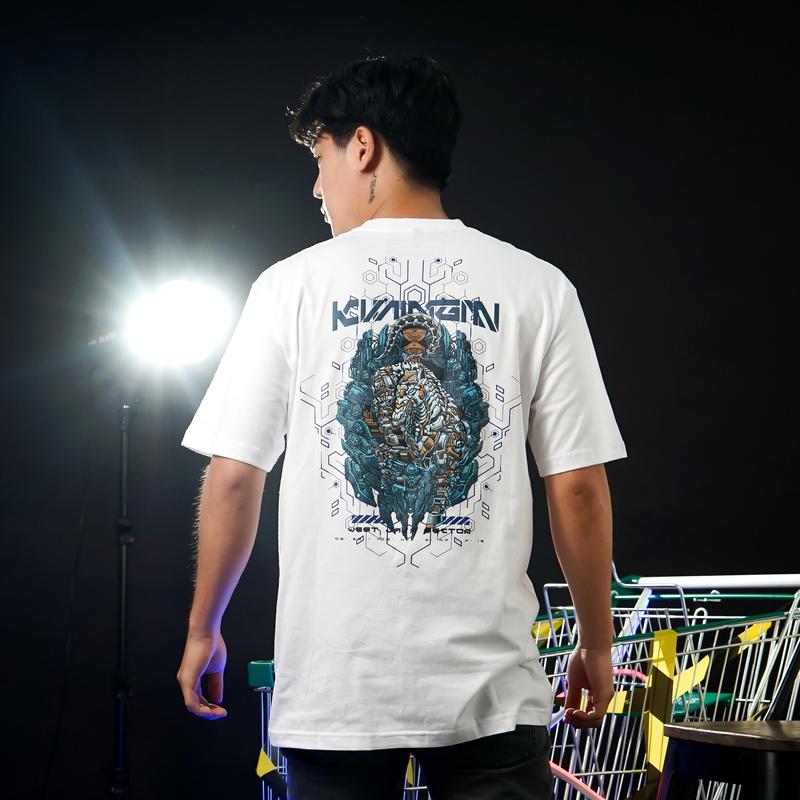 Kaos KUNINGAN MECHA 2 Putih 0