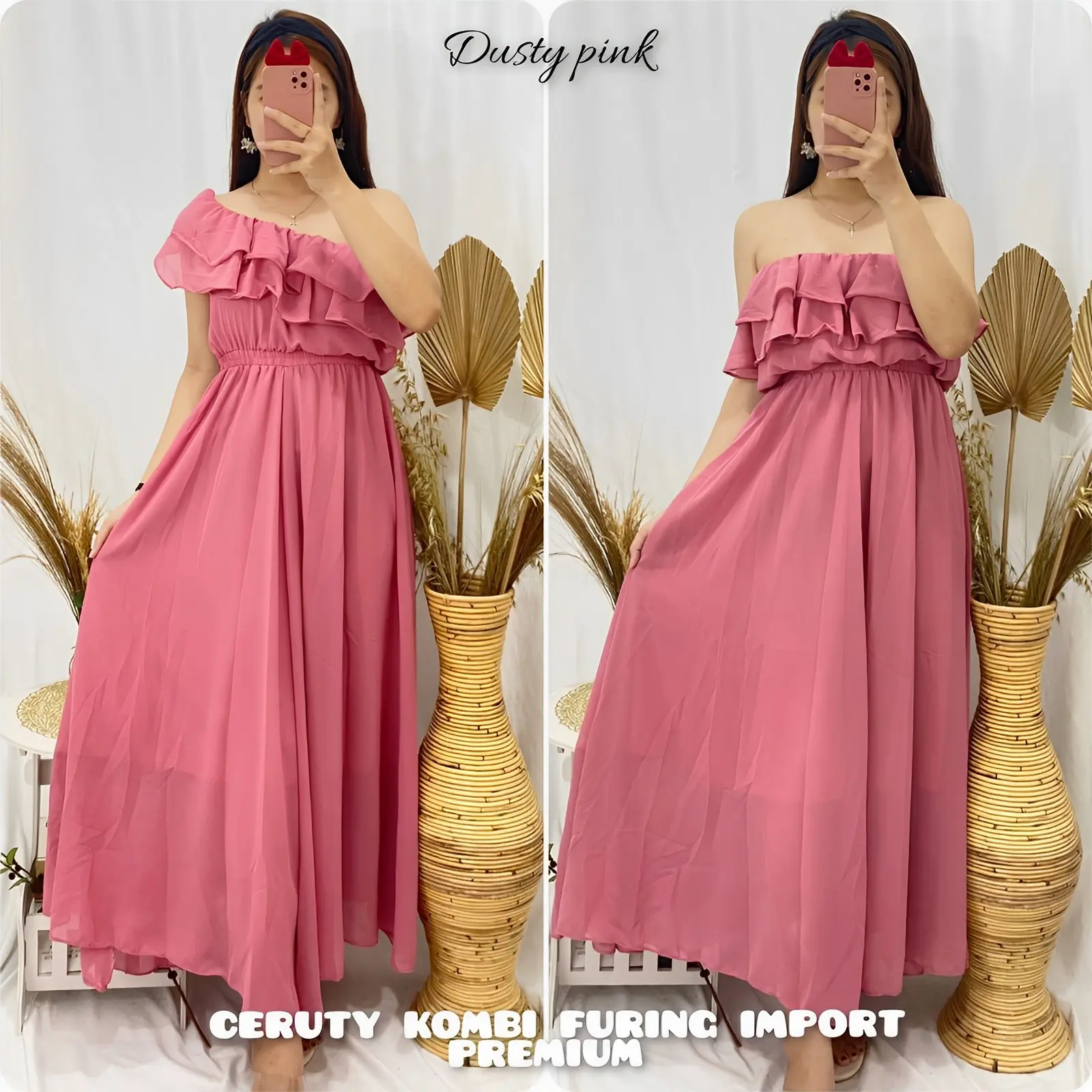 DRESS PANJANG PREMIUM CERUTY IMPORT / GAUN PESTA PANJANG / GAUN PUTIH PREWED / GAUN PESTA MEWAH ELEGAN TERBARU / GAUN WANITA DEWASA / GAUN KONDANGAN WANITA / GAUN PANTAI LONG DRESS / GAUN PAYUNG / GAUN PANTAI LONG DRESS PUTIH