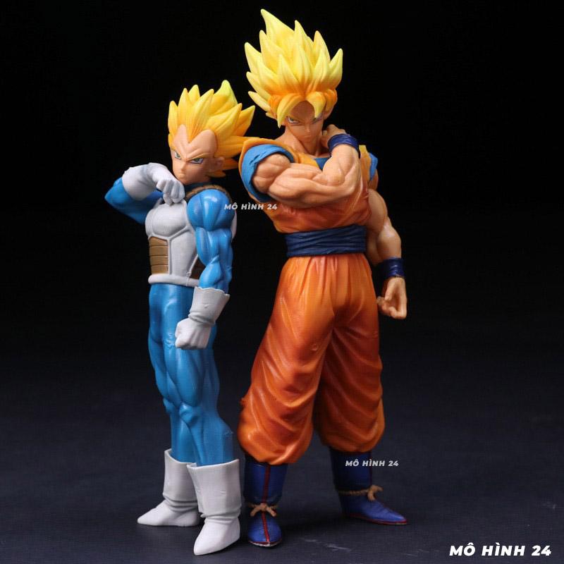 [COMBO 2 EM] Mô hình cao cấp Son Goku super saiyan ÔM VAI [20cm] Dragonball 7 viên ngọc rồng figure đồ chơi Dragon Ball