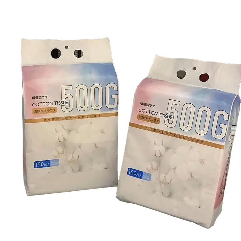 Khăn Giấy Khô Đa Năng Sumeiren 150 Tờ Dạng Treo Chất Cotton Mềm Mại, Khăn Lau Mặt Dùng 1 Lần Dạng Rút An Toàn Cho Da Khăn mặt