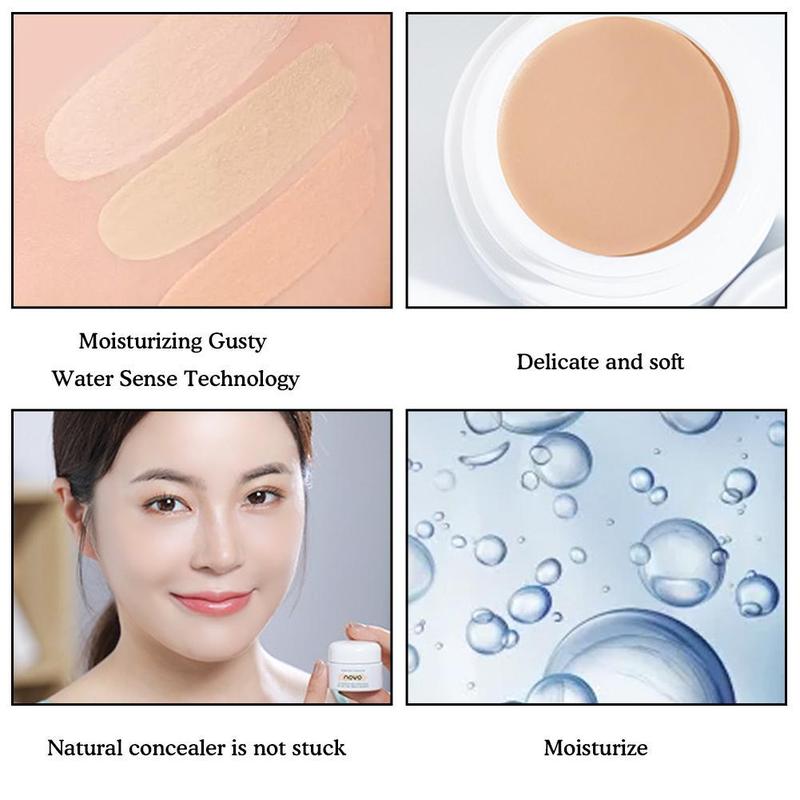 Product Introduction of NOVO Concealer Palette Flawless Concealer Long-lasting Control Acne Tattoo Cover Oil Dark B9I8 45