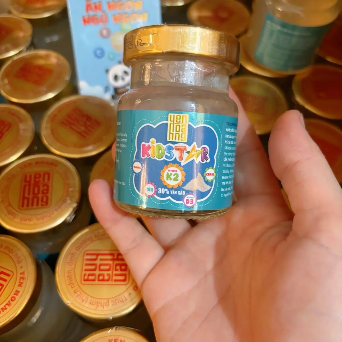 [1 siddo]  1 yến chưng sẵn 30% yến kèm 1 siddo gấu