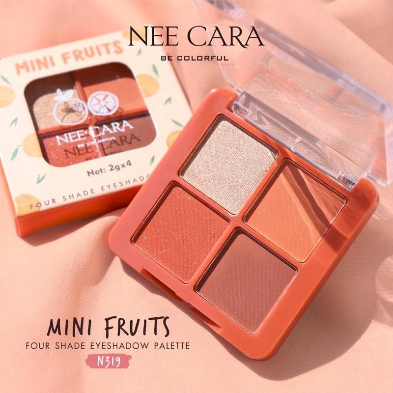 Bảng Màu Mắt 4 Ô Nee Cara Mini Fruit 8 Lựa Chọn Màu Hot Trend N319 4