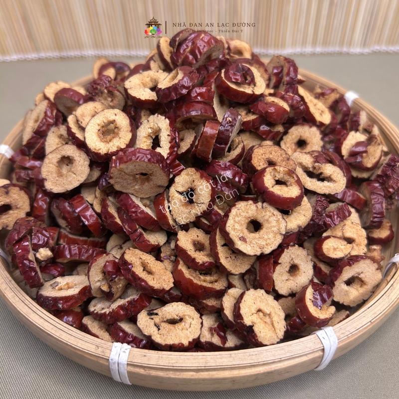 100g Táo đỏ cắt lát sấy khô, táo ngọt tự nhiên 7